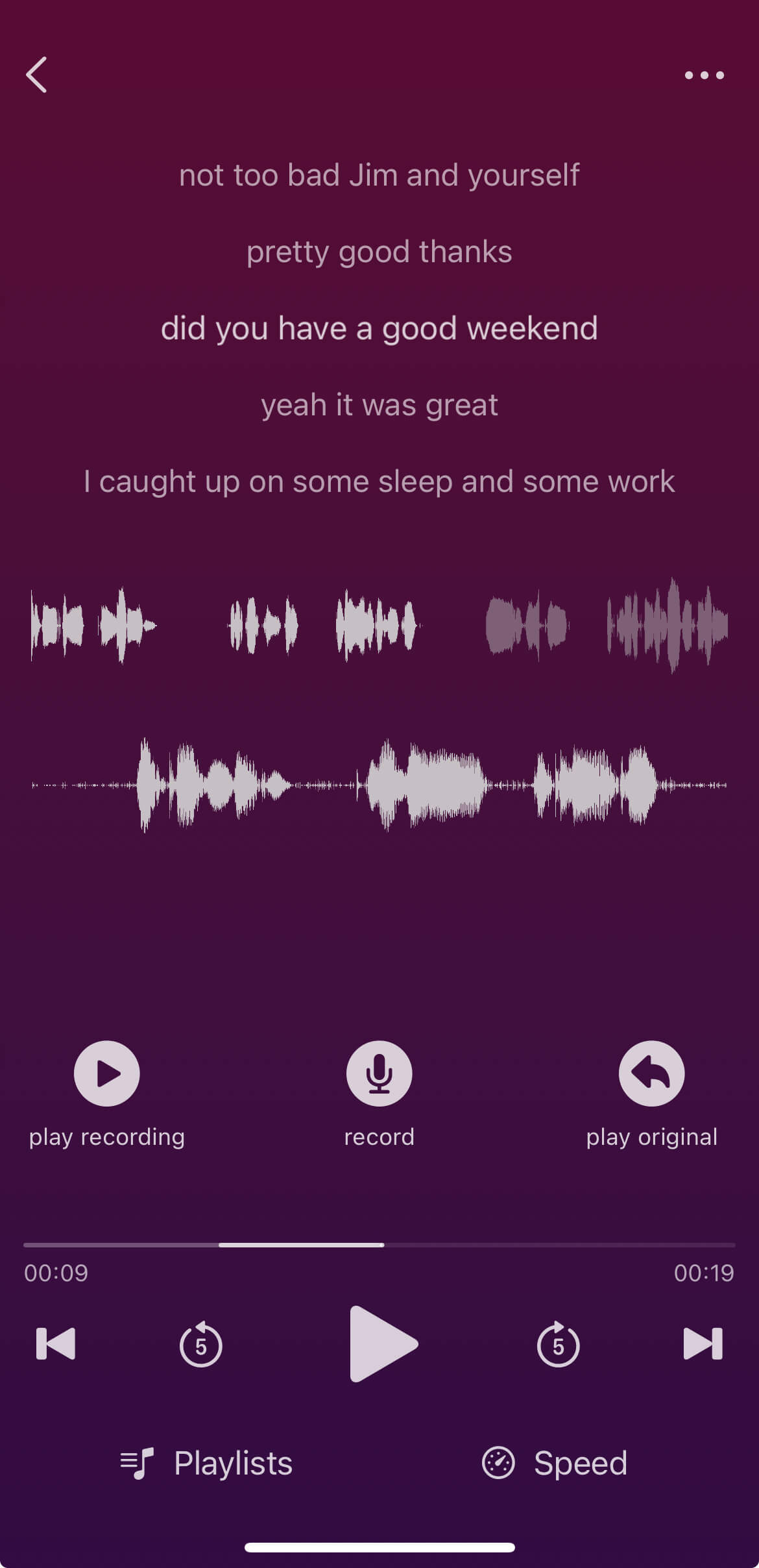 Echo Method Interface